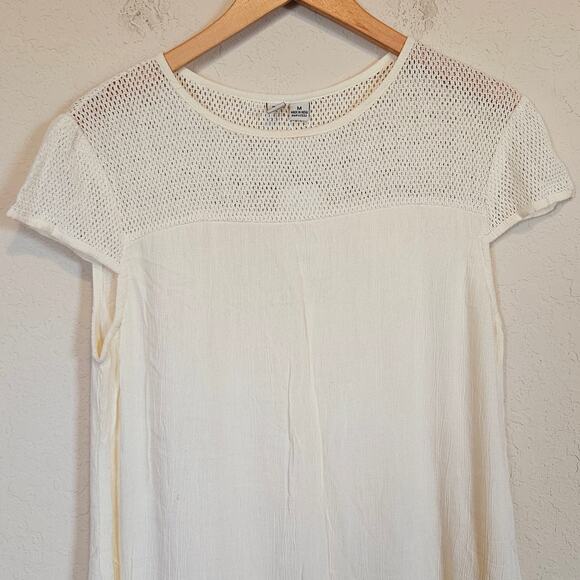 Beach By Exist Boho Chic Beige Shift Dress Size Medium - Picture 3 of 9